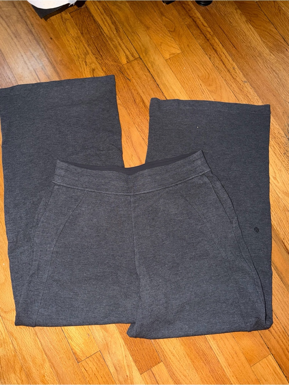 lululemon athletica Wide Leg Pants in Dark Gray